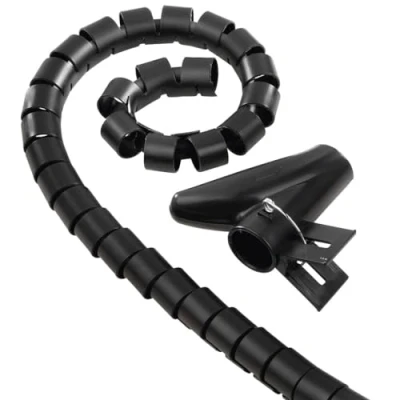 Afbeelding van Hama 00220996 Kabelslang Kunststof Zwart flexibel (Ø x l) 2 cm 250 1 stuk(s)