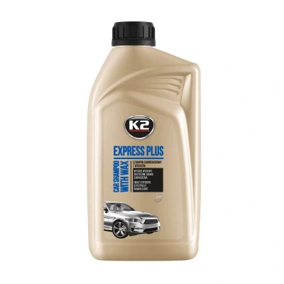 Afbeelding van K2 Express plus, 2 in 1, autoshampoo plus was, wash and wax 1000ml 1l