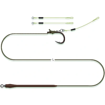 Afbeelding van Madcat Quick Change Pellet Rig 70cm (#3/0) Meerval onderlijnen