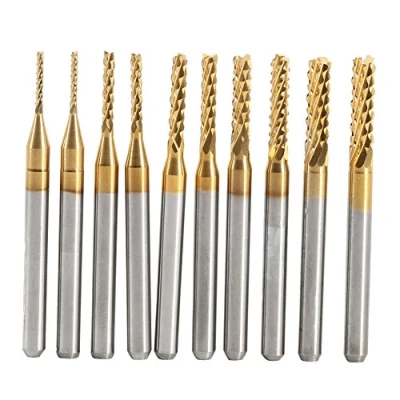 Afbeelding van Frees Snijgereedschap 10 stks Coated End Mill Hardmetalen CNC Frezen Gereedschap 1.0 3.0mm