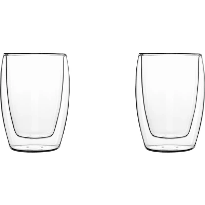 Afbeelding van Luigi Bormioli Accademia dubbelwandig glas 27 cl set van 2 Transparant