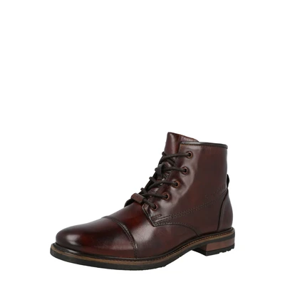 Afbeelding van bugatti Veterboots, Heren, Maat: 42, Braun Leer