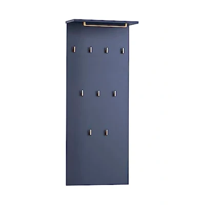 Afbeelding van Schildmeyer Haakpaneel, houtmateriaal, 50 x 20,9 120,6 cm, nachtblauw/goud