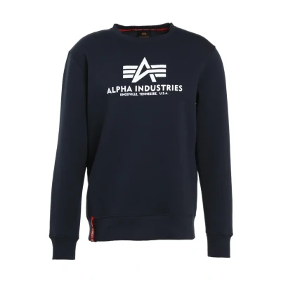 Afbeelding van Alpha Industries Basic Sweater, Maat: Small, Navy