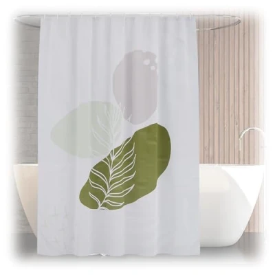 Afbeelding van Relaxdays douchegordijn 180x200 cm anti schimmel wasbaar polyester boho print