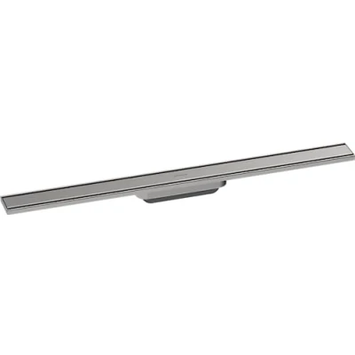Afbeelding van hansgrohe RainDrain Original complete set douchegoot, 800mm, in hoogte verstelbaar, geborsteld roestvrij staal, 56198800