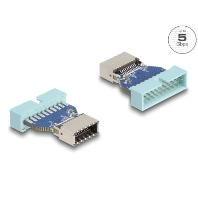 Afbeelding van Delock USB 5 Gbps Adapter Pfostenstecker zu intern Typ E Key A Buc