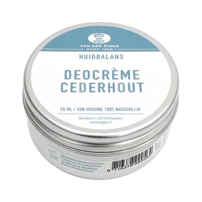 Afbeelding van Van Der Pigge Huidbalans Deocreme Ceder, 50 ml