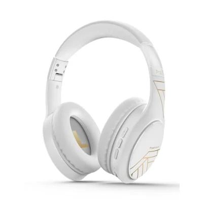 Afbeelding van PowerLocus Bluetooth hoofdtelefoon, over ear, draadloos met 3 EQ modi, 60 uur speeltijd, hifi stereo, opvouwbare headset microfoon, traagschuim oorkussens en stoffen hoofdband voor