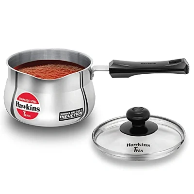 Afbeelding van HAWKINS SSTP15 Tpan roestvrijstalen steelpan thee pan, zilver