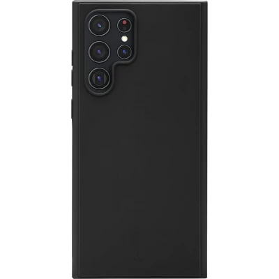 Afbeelding van Samsung Galaxy S22 Ultra Hoesje Gerecycled Siliconen en TPU (zacht) dbramante1928 Softcase/Backcover Zwart Telefoonhoesje