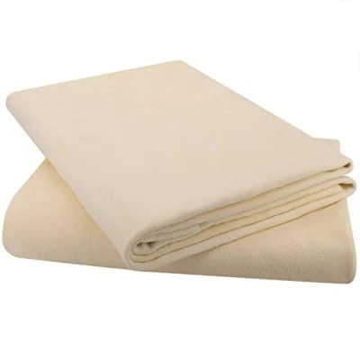Afbeelding van RiverLake Autopfleder reinigingsdoek, echt hertenleer, doek voor het wassen en drogen van auto&#039;s, super absorberend, (maat S: verpakking 2 stuks)