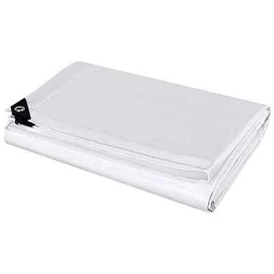 Afbeelding van Laneetal afdekzeil, beschermend zeil, bootzeil, 2 x 3 m, 280 g/m², PE, houten waterdicht, wit