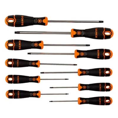Afbeelding van Bahco Schroevendraaierset BahcoFit rubber greep TORX® 10 delig B219.210
