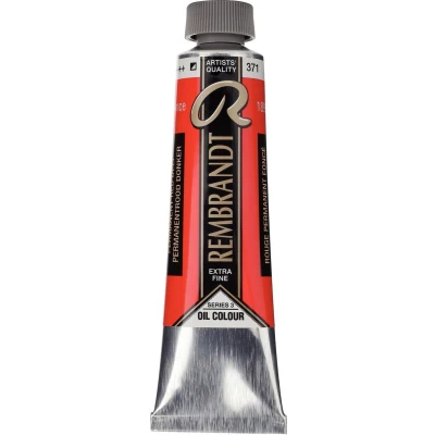 Afbeelding van Rembrandt Olieverf Permanentrood donker 371 40mL