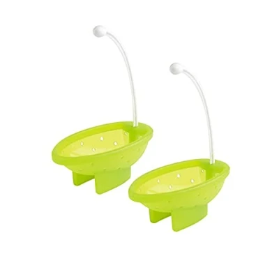 Afbeelding van Mastrad Set van 2 ei pocheer vormpjes, groen