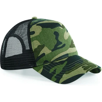 Afbeelding van Beechfield Pet ‘Trucker Cap’ Jungle Camo One Size