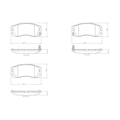 Afbeelding van Brembo Remblokset P 78 007