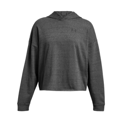 Afbeelding van Under Armour Longsleeves UA Rival OS Hoodie Castlerock full heather, Dames, Maat: Medium, heather