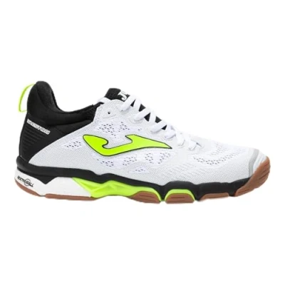 Afbeelding van Joma Breston Handbalschoenen, Heren, Maat: 41, White/black/yellow Kunststof/ textiel