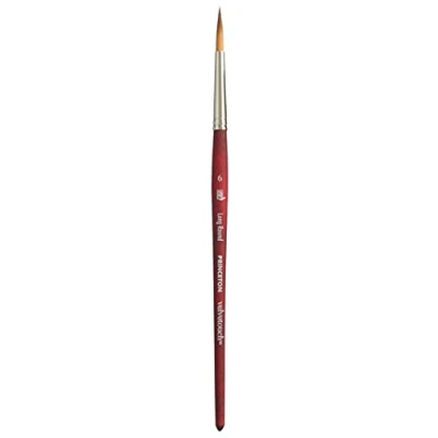 Afbeelding van PRINCETON VELVETOUCH, Series P3950, rond lang Gr. 6, korte steel