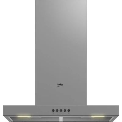 Afbeelding van Beko BHCB66622BX afzuigkap Zilver Wandschouwkap Breedte 59.8 cm Afzuigcapaciteit 613 m3/h
