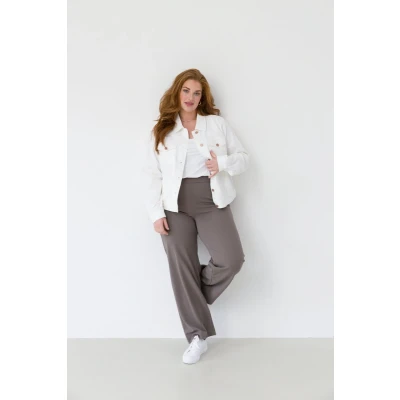 Afbeelding van Base Level Curvy jasje wit