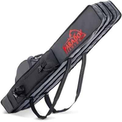 Afbeelding van Paradox Fishing hengeltas 2 vakken I 150cm hengel tas zak hengelrugzak (150cm, compartimenten)