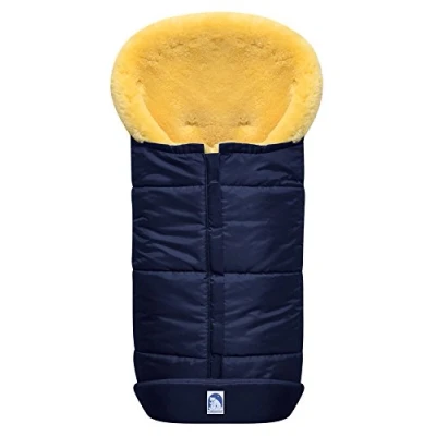 Afbeelding van Eisbärchen 975 MA Premium lamsvachtvoetenzak in marineblauw