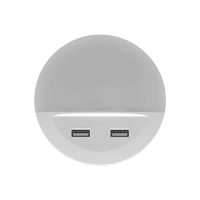 Afbeelding van Ledvance lunette stopcontact nachtlamp usb wit 4058075266902