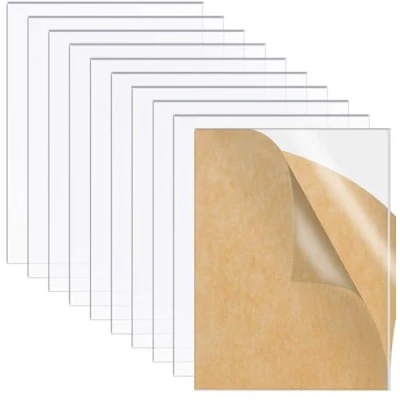 Afbeelding van 10 stks Clear Acryl Sheet Perspex 2mm Transparant Vierkante Panel voor Fotolijst, Glas Vervanging Borden 150 * 100mm