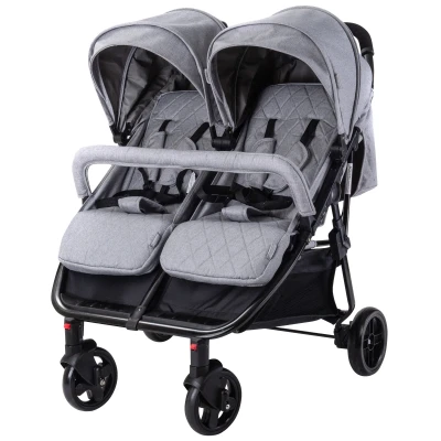 Afbeelding van Lorelli Duo Cool Grey Duowagen incl. Luiertas 1002154 2386