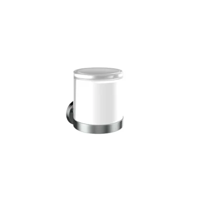 Afbeelding van emco Ronde zeepdispenser met sensor, gesatineerd kristalglas, 432100103