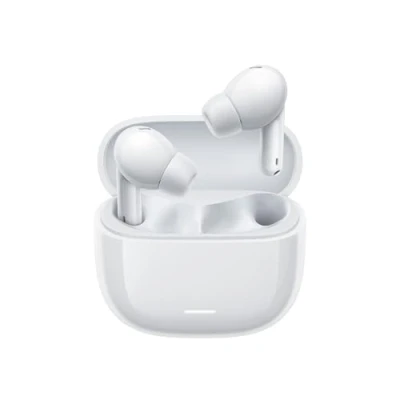 Afbeelding van Redmi Buds 6 Lite In ear hoofdtelefoon, dynamische 40 dB actieve ruisonderdrukking, tot 37 uur batterijduur, titanium membraan met 4 geluidsinstellingen, AI Google Fast Pair, wit