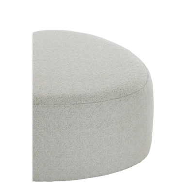 Afbeelding van Light &amp; Living Poef LIBERIA Ø68x35cm Bruin