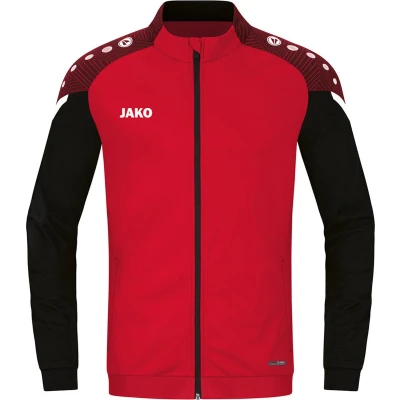 Afbeelding van Polyestervest Performance Rood/zwart / 140