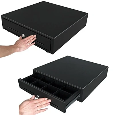 Afbeelding van Honey Bear Kassalade 16 Inch, Heavy Gauge Steel, 4 Bills &amp; 8 Munten Tray Push Open, Handmatig Open (Kassalade 16)