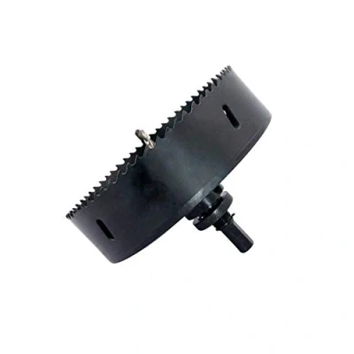 Afbeelding van Crown 162mm, LAIWEI gatenfrees met A2 zware doorn, 4341 boor, Snijdiepte 38mm, Voor het boren van gaten in hout, aluminium profielen, PVC en metalen buizen.