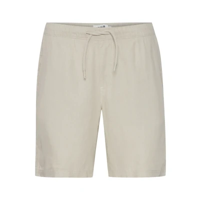 Afbeelding van Solid regular fit short SDAURELIUS oatmeal
