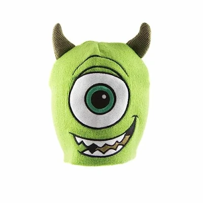 Afbeelding van Disney Monsters University Mike Face Beanie Muts Groen, Eén maat