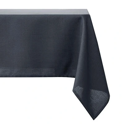 Afbeelding van Deconovo Tafelkleed Waterdicht Huishoudelijk Vierkant Afveegbaar Tafelloper Lotuseffect Tafelkleden voor Festival Partij Donkergrijs 150x150cm