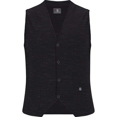 Afbeelding van Jan Vanderstorm gemêleerd gilet Plus Size AHLMANN zwart