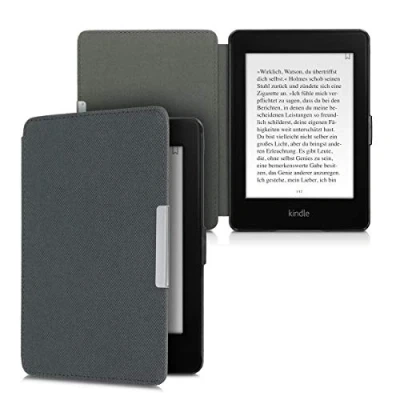 Afbeelding van kwmobile Hoesje compatibel met Amazon Kindle Paperwhite Nylon eReader case voor