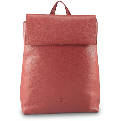 Afbeelding van JOST Leren Vrije tijd Rugzak Vika Backpack Red Donkerrood