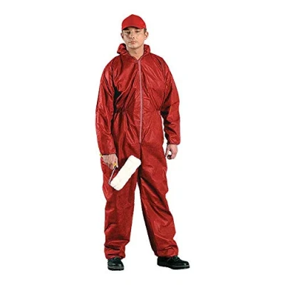 Afbeelding van Reis KOM schilderspak full body pak overall beschermend lakpak rood maat L