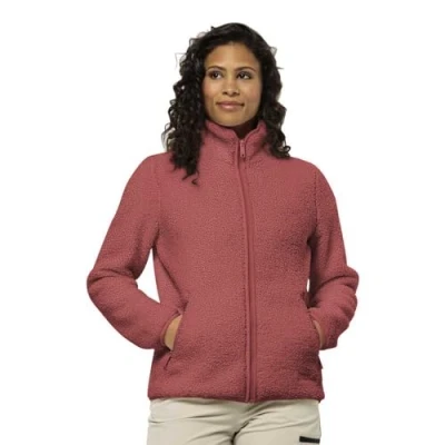 Afbeelding van Jack Wolfskin High Curl Jacket W Fleecejas voor dames, Rood koraal., M