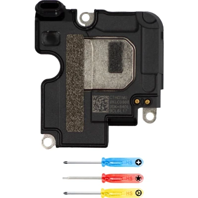 Afbeelding van MMOBIEL Oorspeaker voor iPhone 15 Pro Max Ear Speaker Vervanging Earpiece Oortelefoon Luidspreker Reparatie Incl. Schroevendraaiers