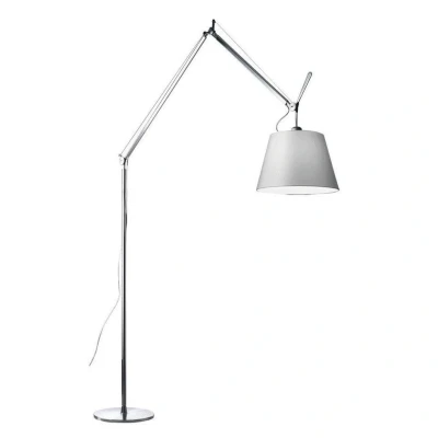 Afbeelding van Artemide Tolomeo Mega Terra Booglamp Retrofit Schakelaar Alu Grijs Satijn 32