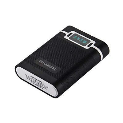 Afbeelding van Portable Empty 4x18650 Battery Compartment Dual USB 5V / 2.5A DIY Power Bank Enclosure blackNone