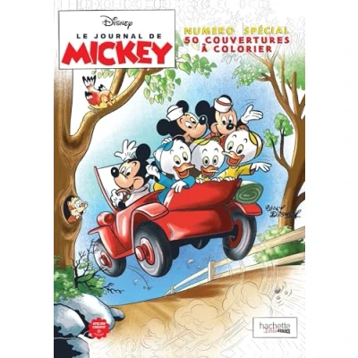 Afbeelding van Le Journal de Mickey: Numéro spécial 50 couvertures à colorier